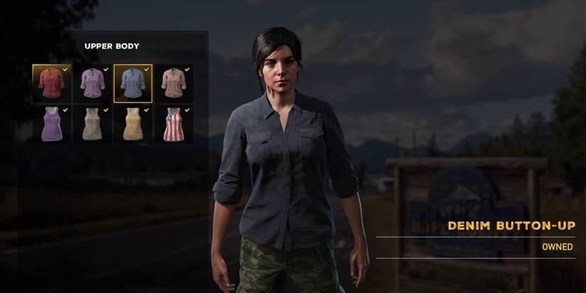 Far Cry 5 protagonist customization screen