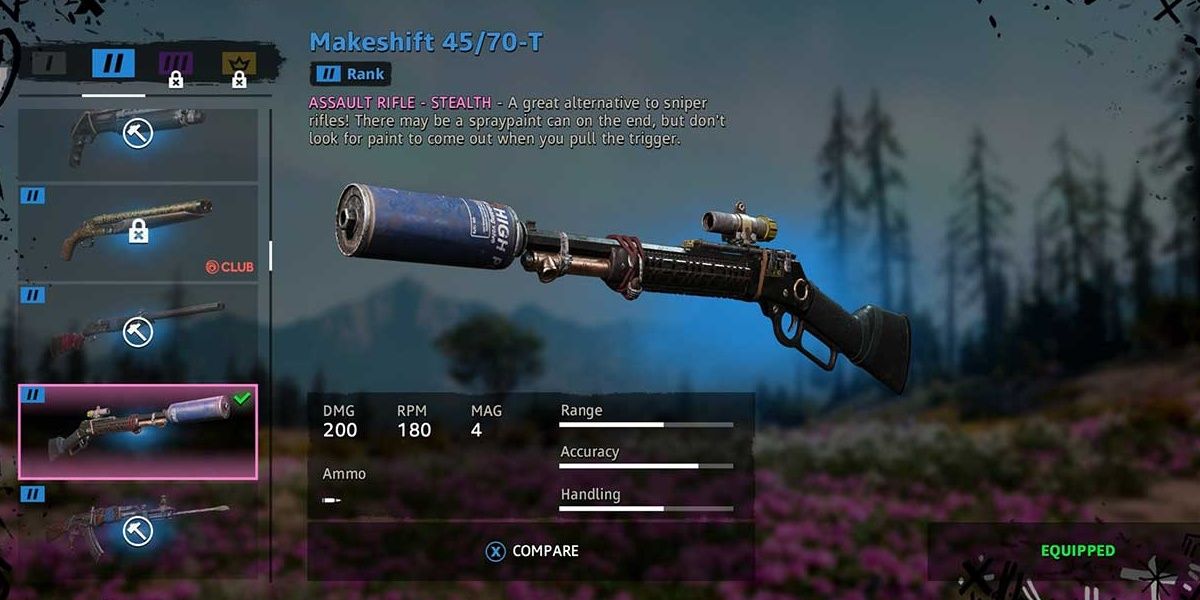 Far Cry: New Dawn's locked weapon customization