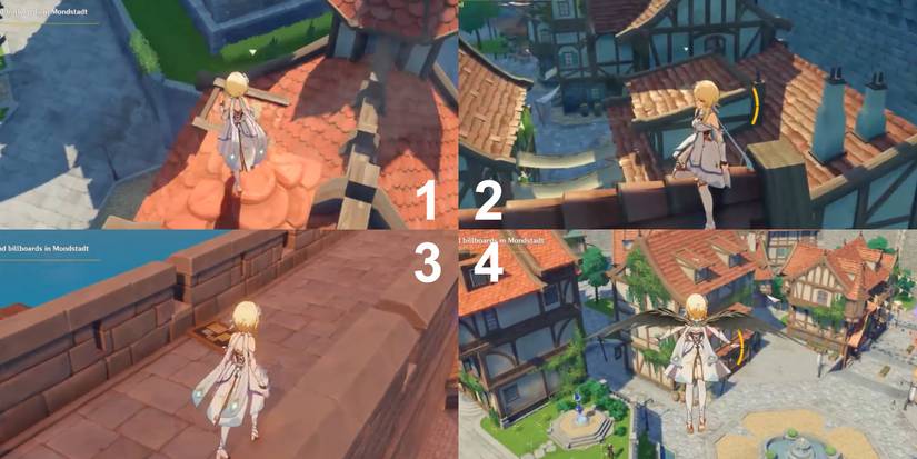 Billboard Locations Mondstadt Genshin Impact