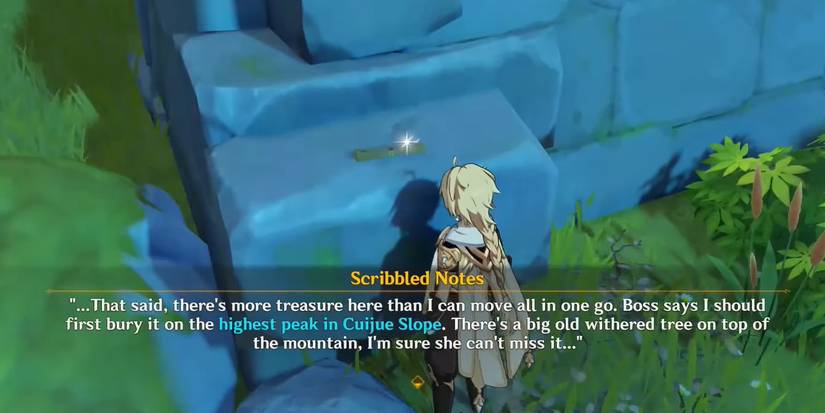 Share Not Your Treasures Locations Genshin Impact