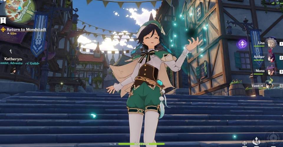 Genshin Impact Trailer Highlights Venti Game Rant