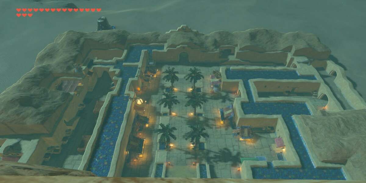 Gerudo Town in Breath of the Wild