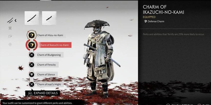 Ghost Of Tsushima Charm Screen