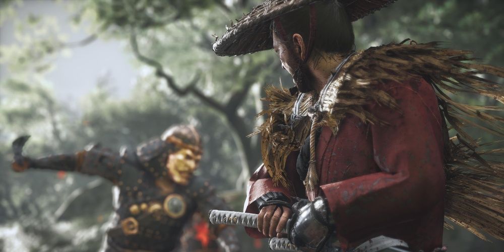Ghost Of Tsushima Duel Against Mask