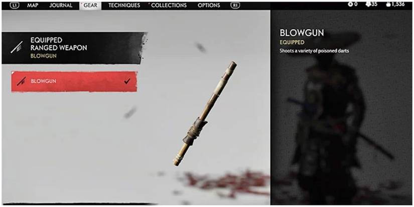 blowgun ghost of tsushima