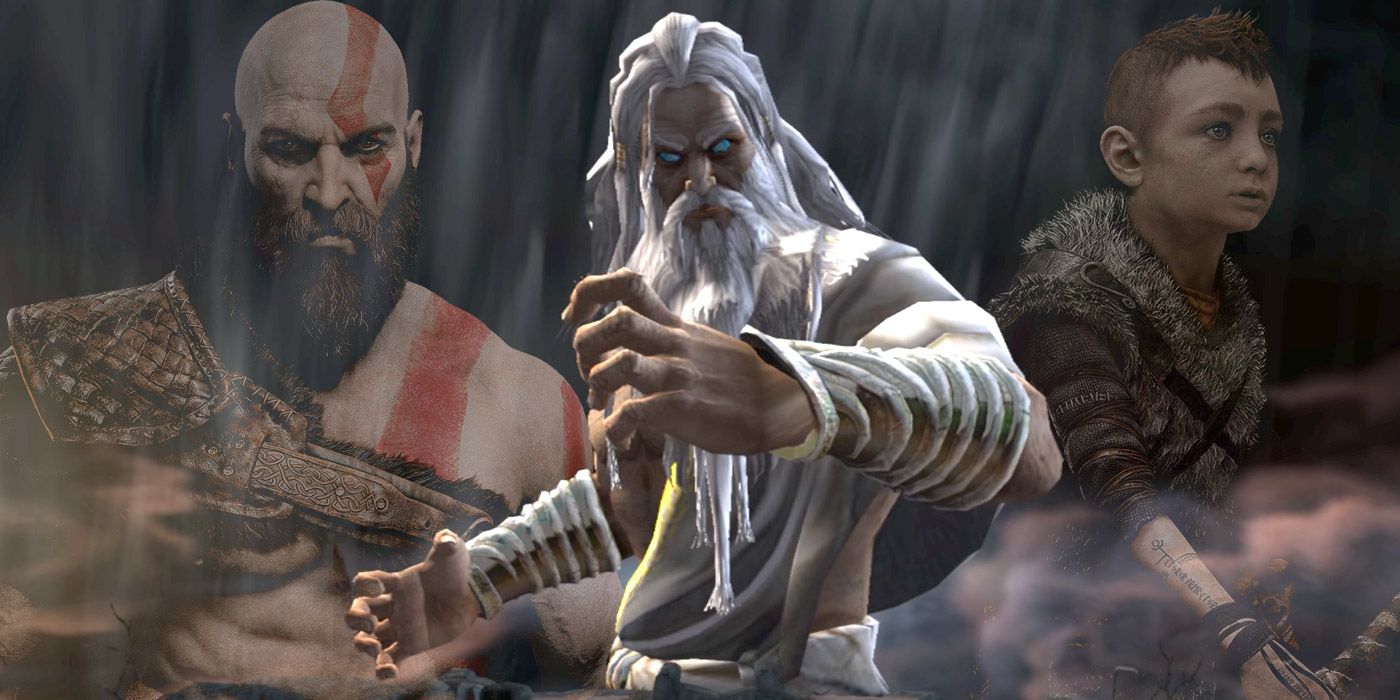 God Of War Zues Kratos Atreus