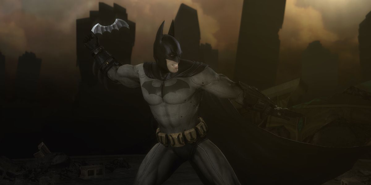 Arkham City Batman Throwing Batrang
