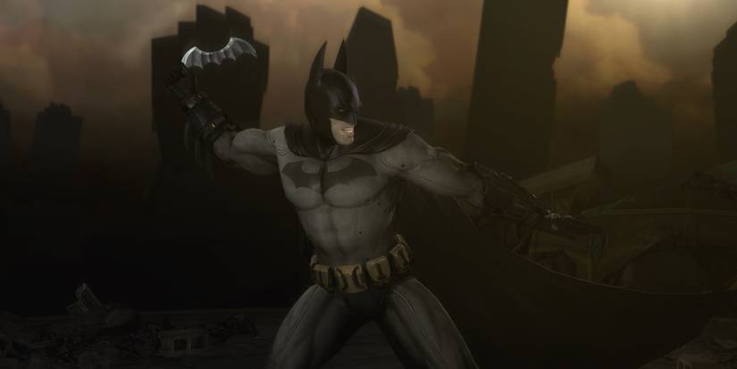 Arkham City Batman Throwing Batrang