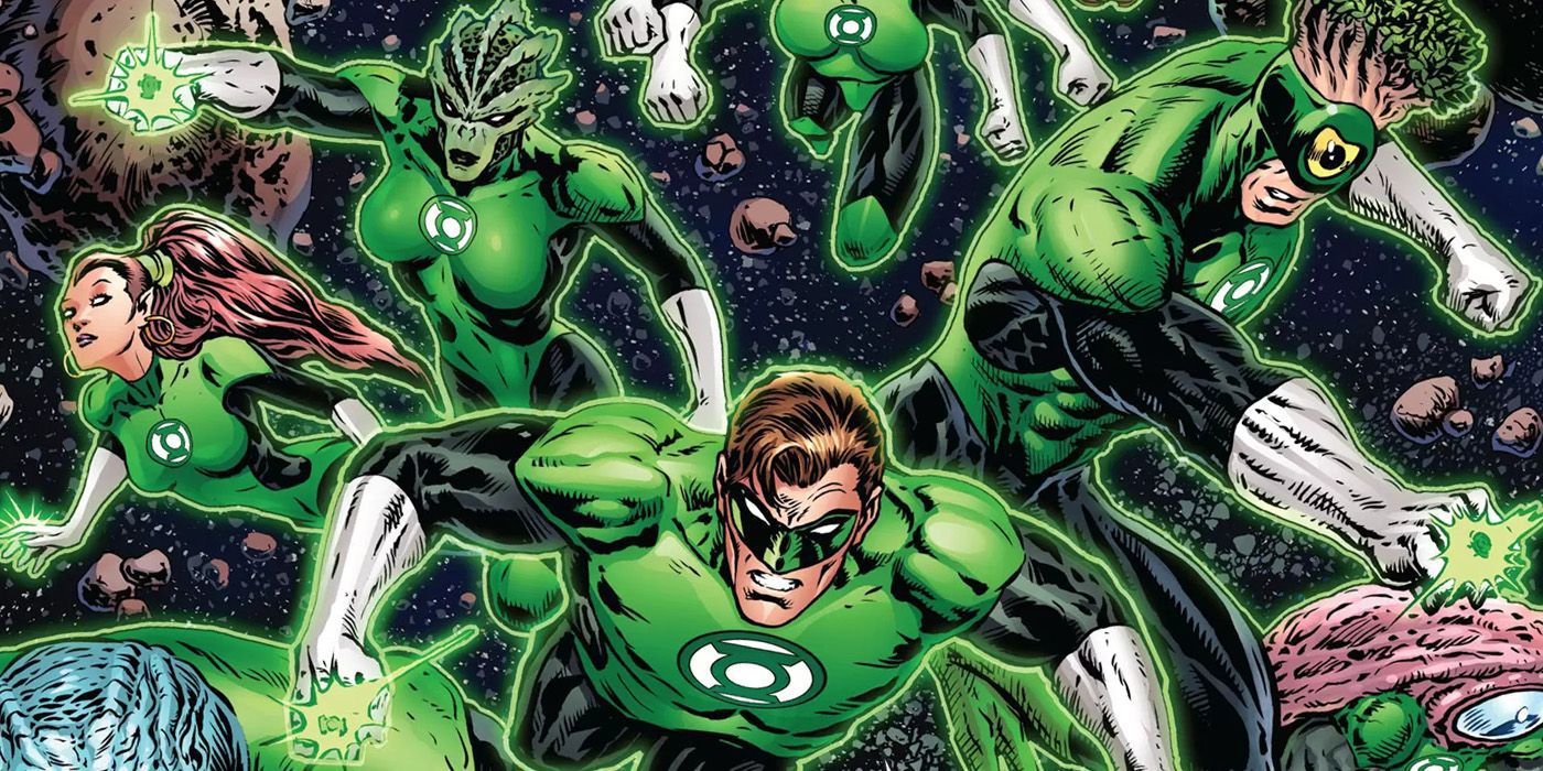 DC Comics' Green Lantern panel
