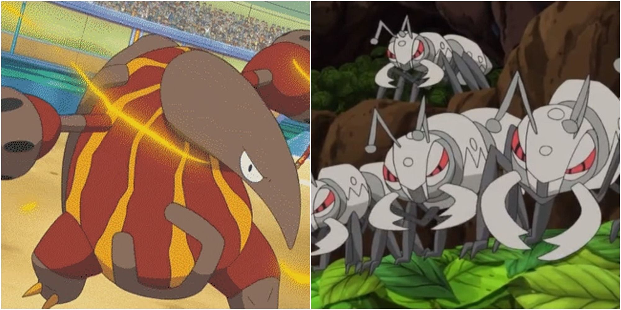 Heatmor and Durant from Pokemon