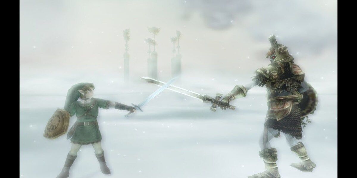 Hero's Shade and Link from Twilight Princess