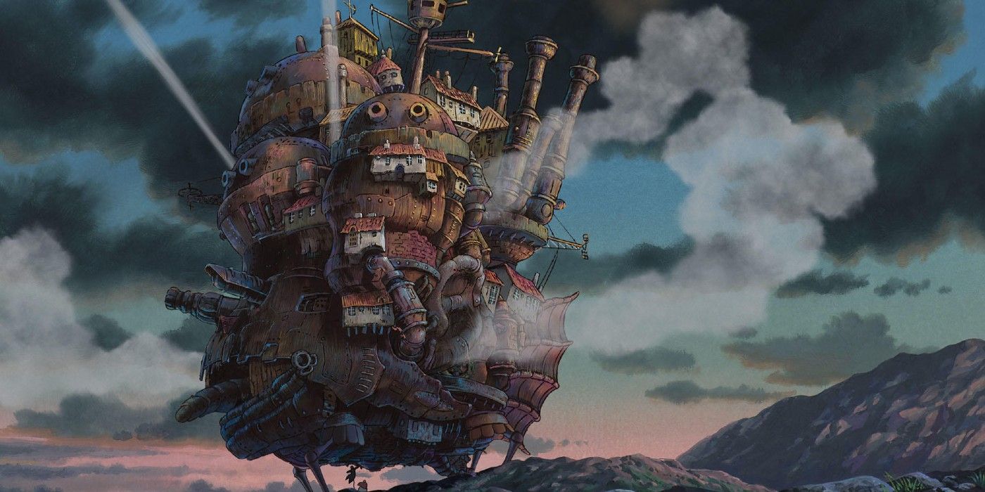 Image of the castle from Studio Ghibli film Howl's Moving Castle.
