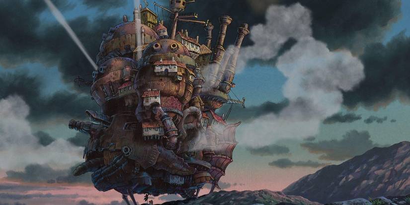 Image of the castle from Studio Ghibli film Howl's Moving Castle.