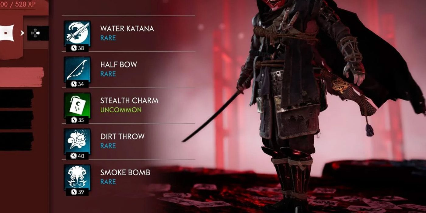 Items equipped in Legends - Ghost Of Tsushima Legends Tips