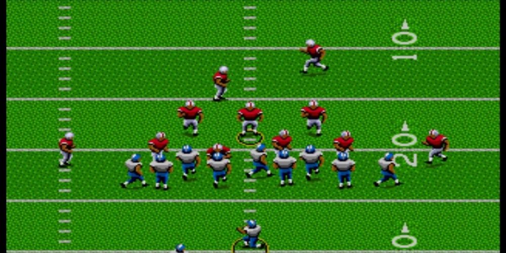 Joe Montana Football In Game Screenshot