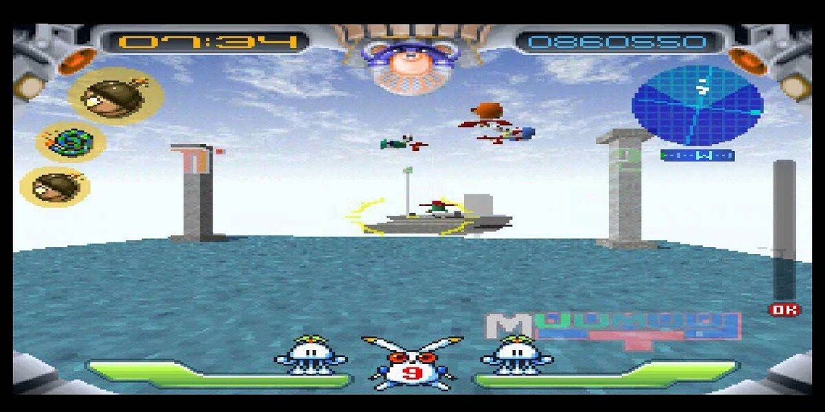 Gameplay of Jumping Flash 2 on the PS1
