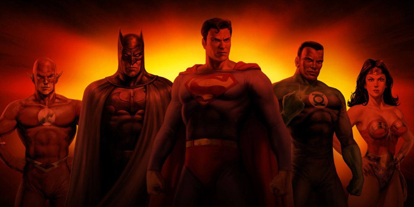 Justice League Heroes Character Banner