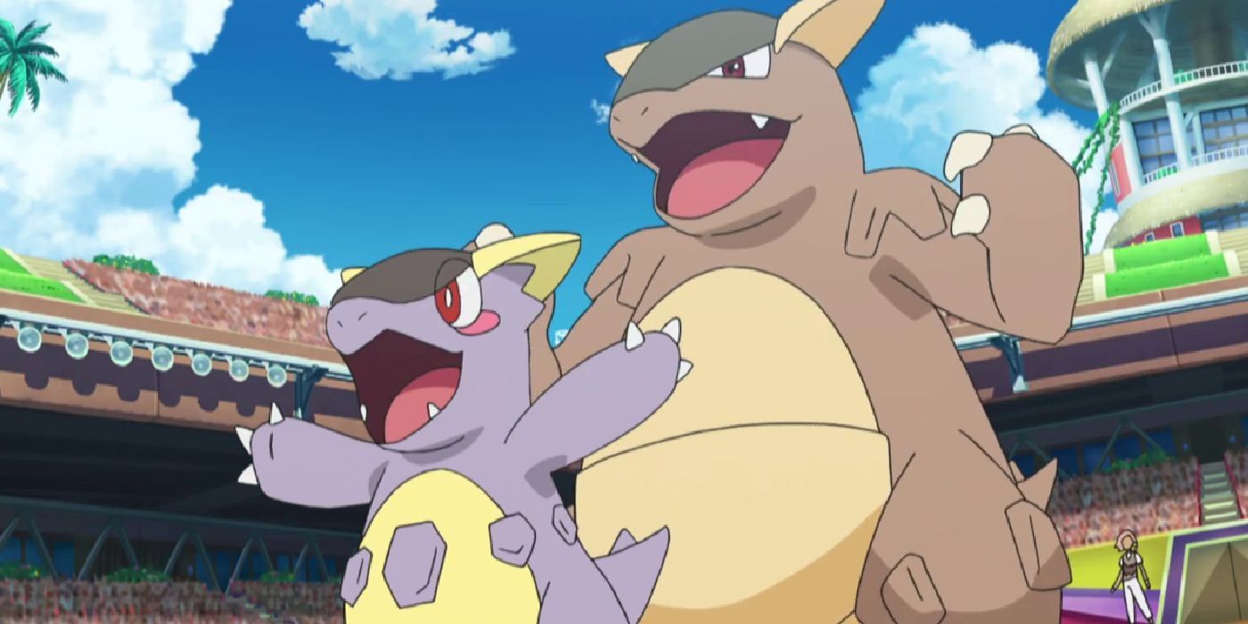 Mega Kangaskhan in a Battle