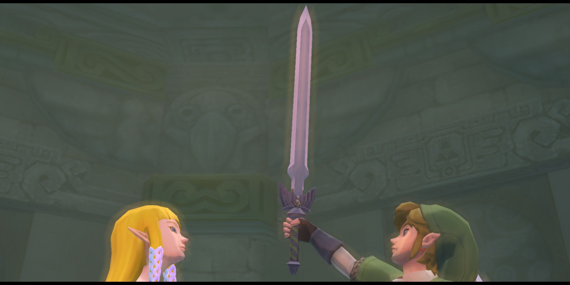 The Legend Of Zelda Skyward Sword Goddess Hylia Gifts Link Sword