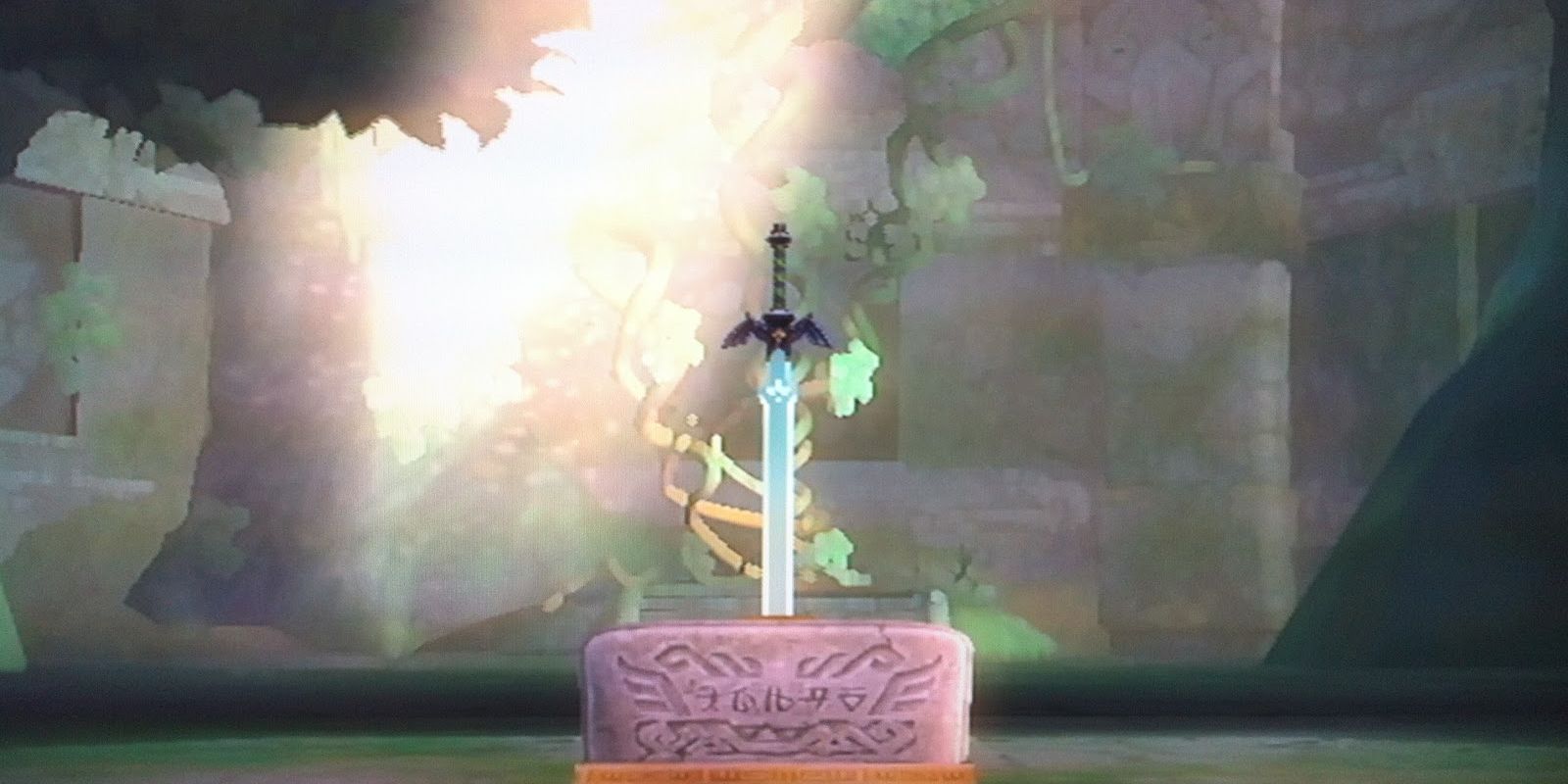 The Legend Of Zelda Skyward Sword Master Sword Resting