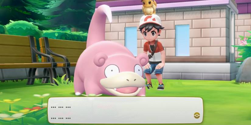 Minding Slowpoke in Let's Go Eevee