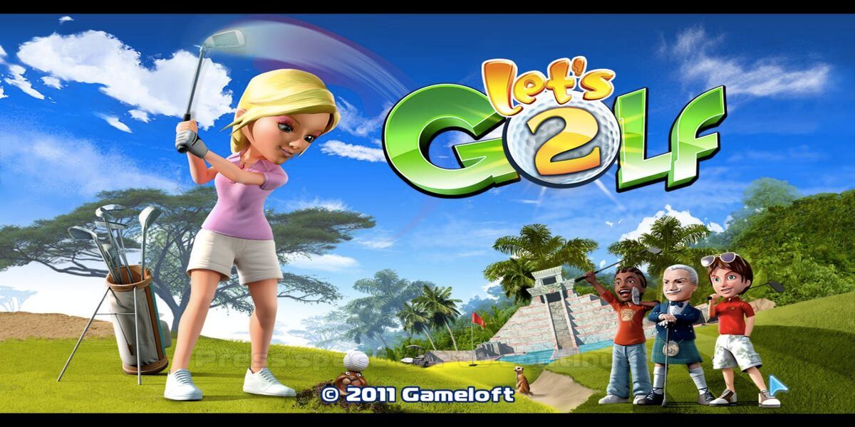 Lets Golf 2 menu image