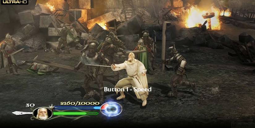 Lord of the Rings Return of the King - Gandalf in combat