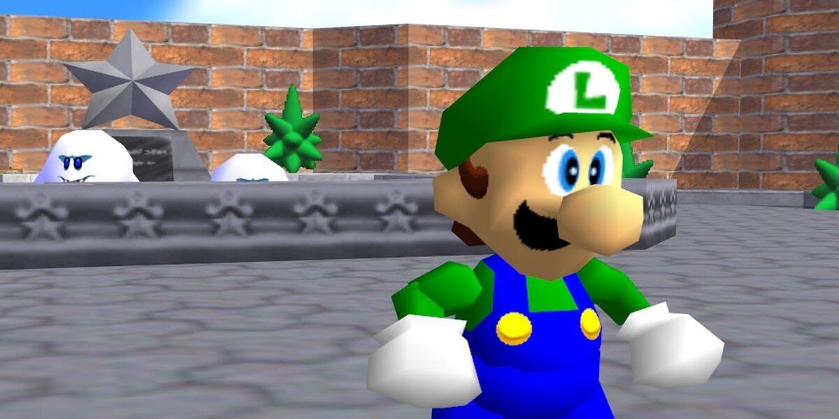 Luigi in Super Mario 64