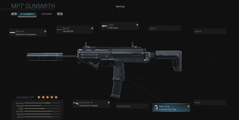 MP7 - 9 - COD Warzone Pro Weapons