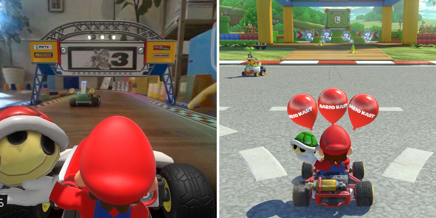Mario Kart Live Toy vs Game