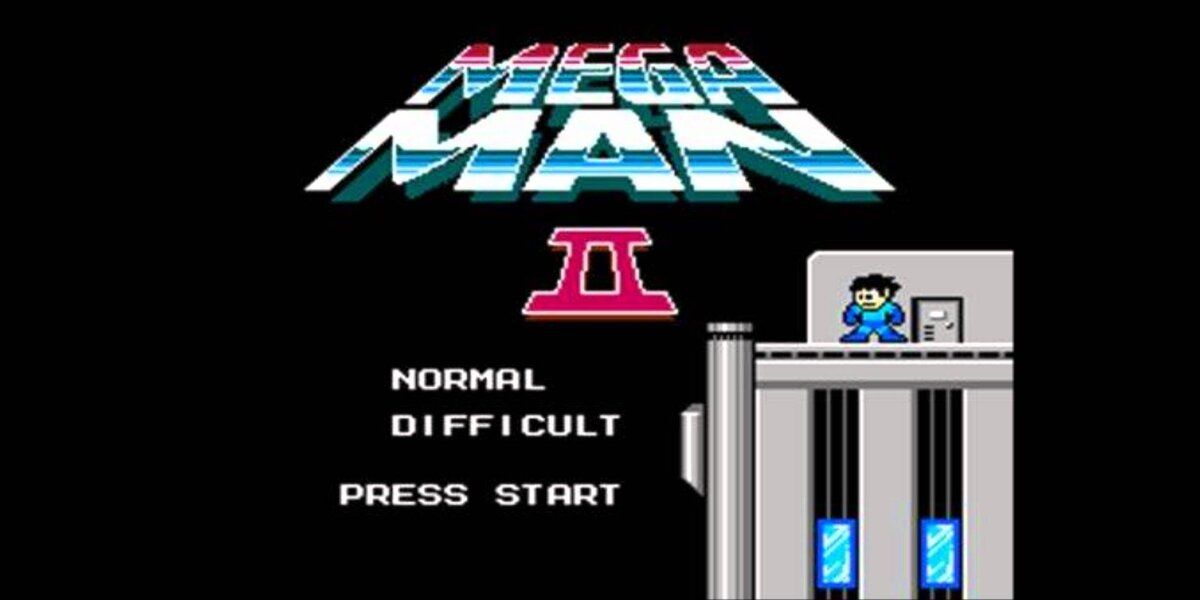 Difficulty screen in Mega Man 2