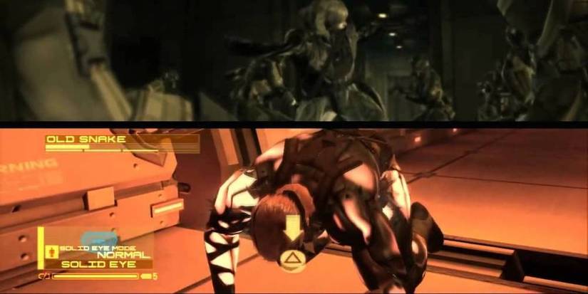 Metal Gear Solid 4 microwave hallway