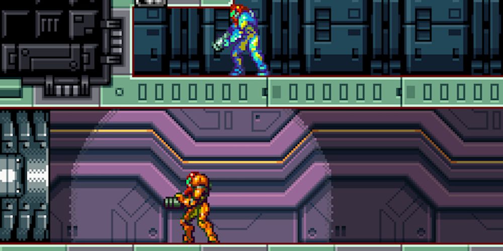 Metroid Fusion Samus SA-X Stalking Prey