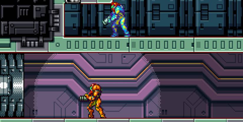 Metroid Fusion Samus SA-X Stalking Prey