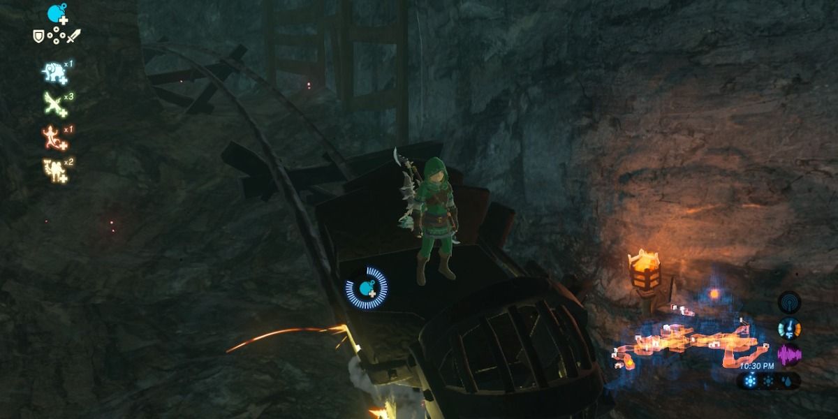 Hyrule Castle's mining cart from Breath of the Wild