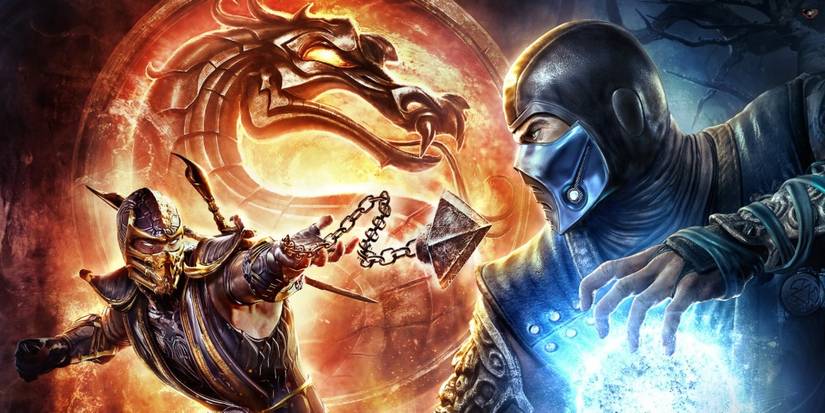 Mortal Kombat In Game Art Scorpion Versus Sub Zero
