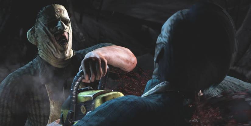 Mortal Kombat X Leatherface Chainsaw Fatality