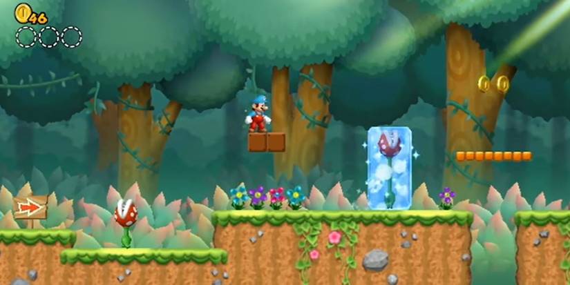 surrounded by piranha plants