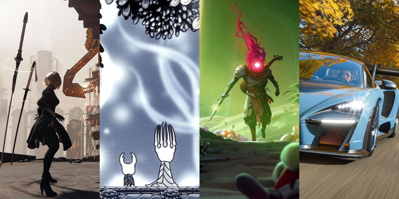 nier automata by hollow knight by dead cells by forza game pass