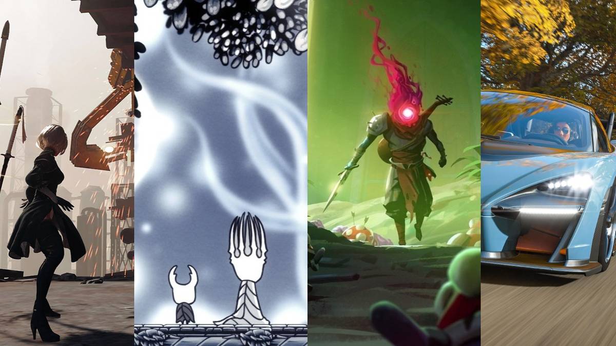 nier automata by hollow knight by dead cells by forza game pass