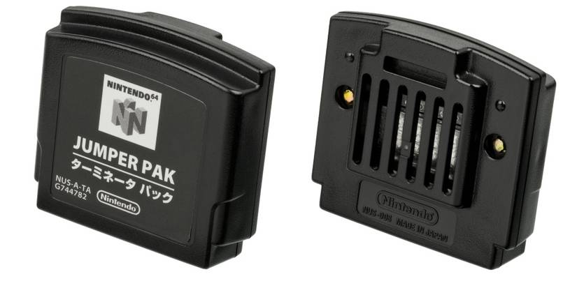 Nintendo 64 Jumper Pak Front And Back