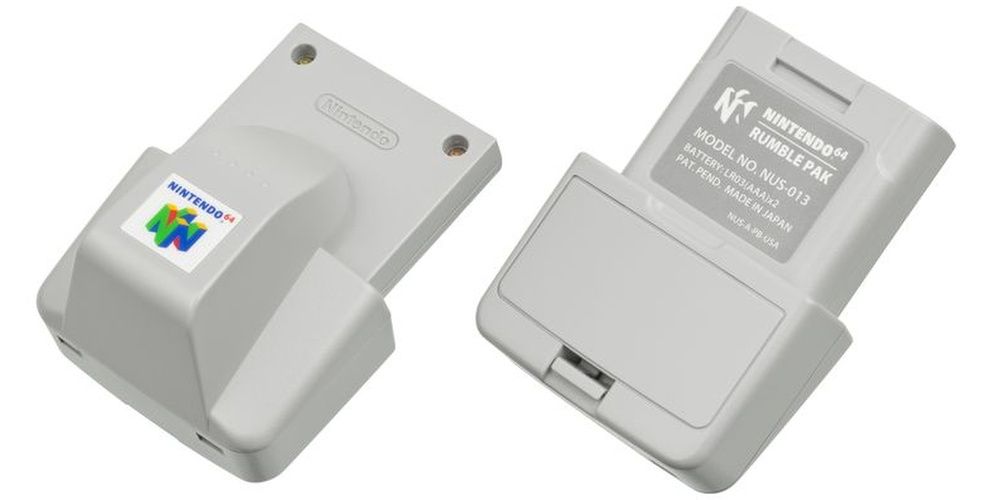 Nintendo 64 Rumble Pak Front And Back
