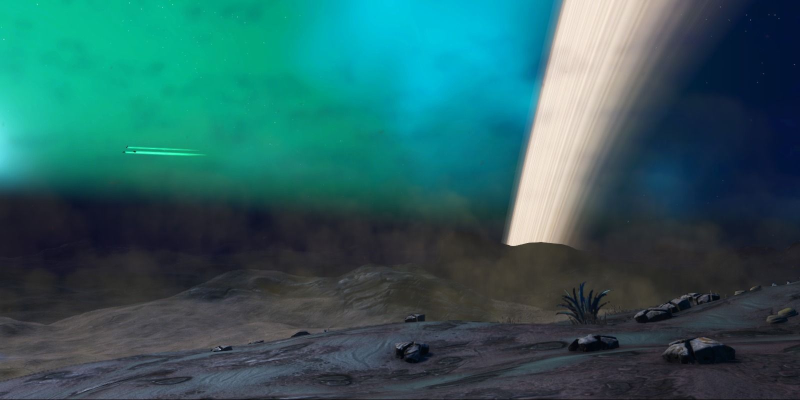 Dead planets surface