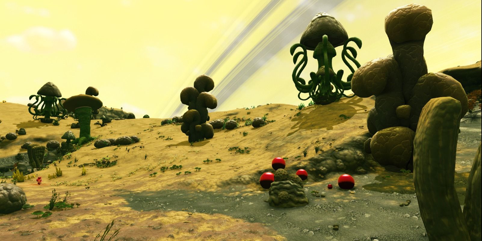 Toxic surface of a planet