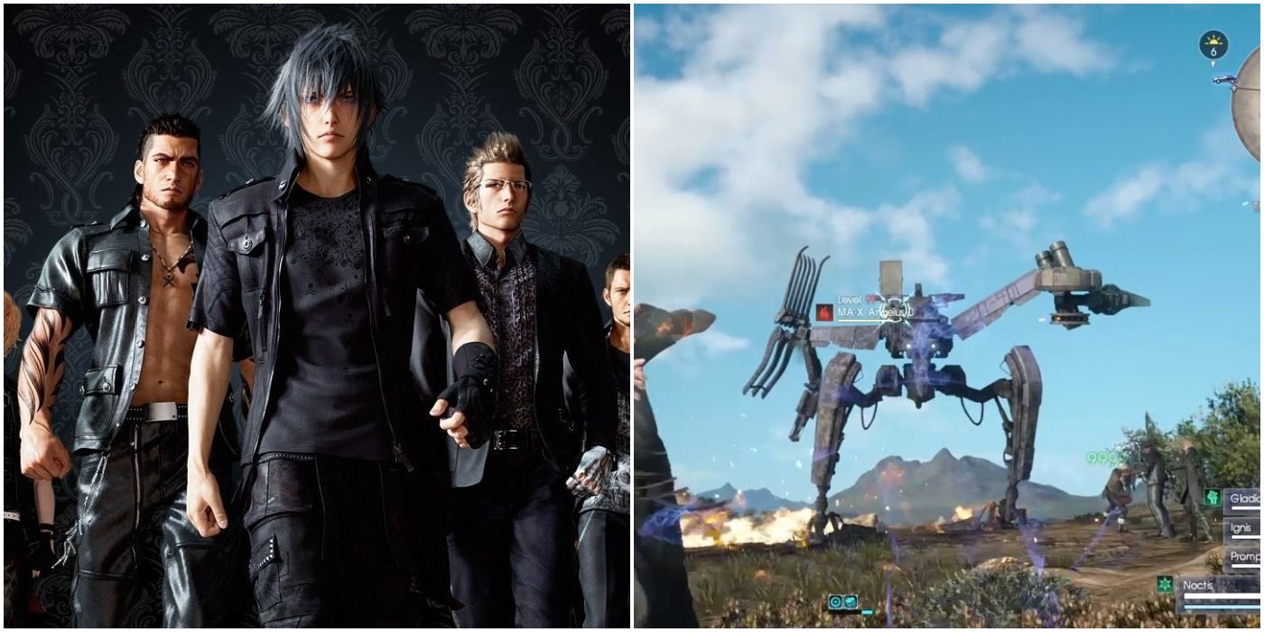 Noctis and Gang plus Angelus 0