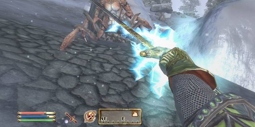 Casting an electricity spell