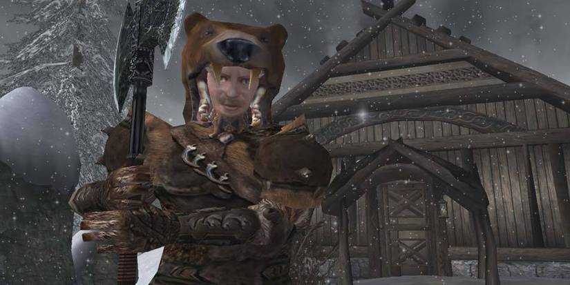 A warrior in Morrowind