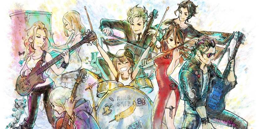 Official art for Octopath Traveler