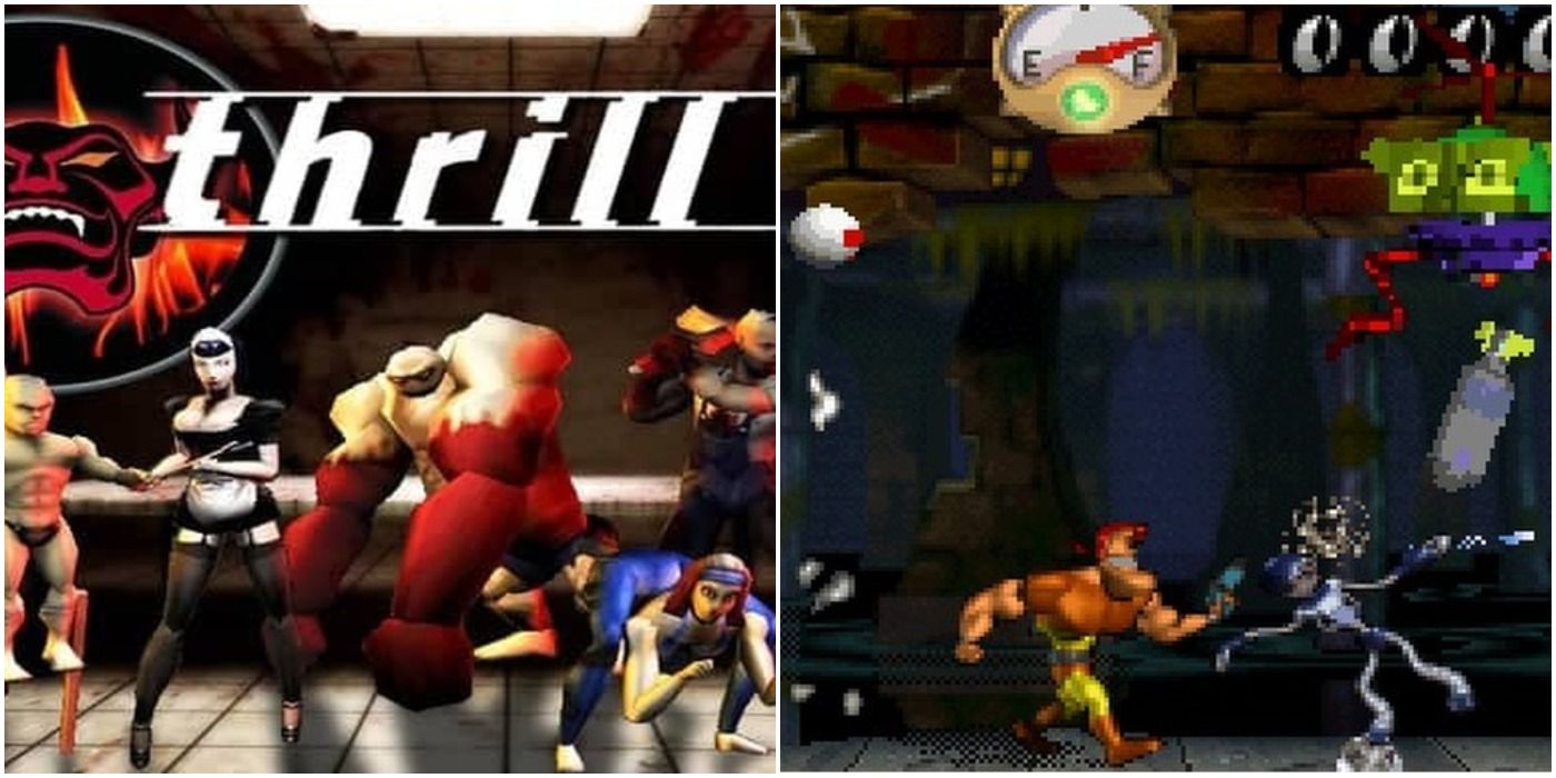 PS1 Cancelled Games Collage Thrill Kill Major Damage