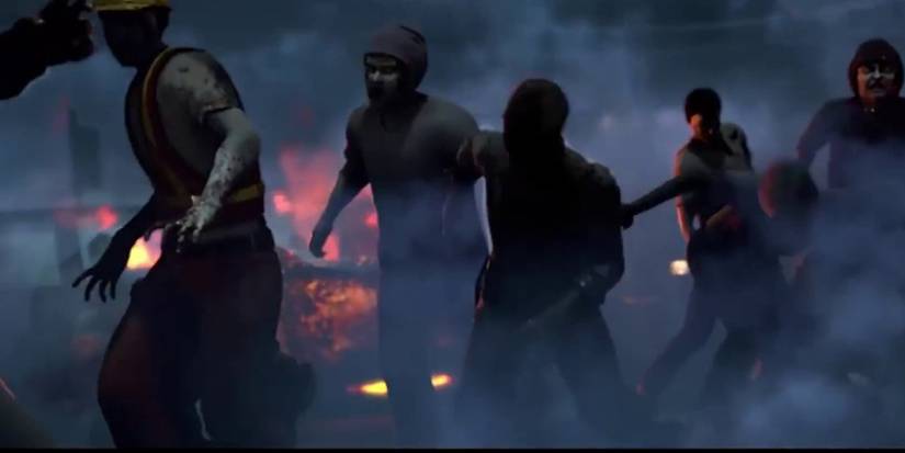 People infected with the C Virus - Events Between RE5 and RE6